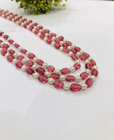 Pink Beads Necklace